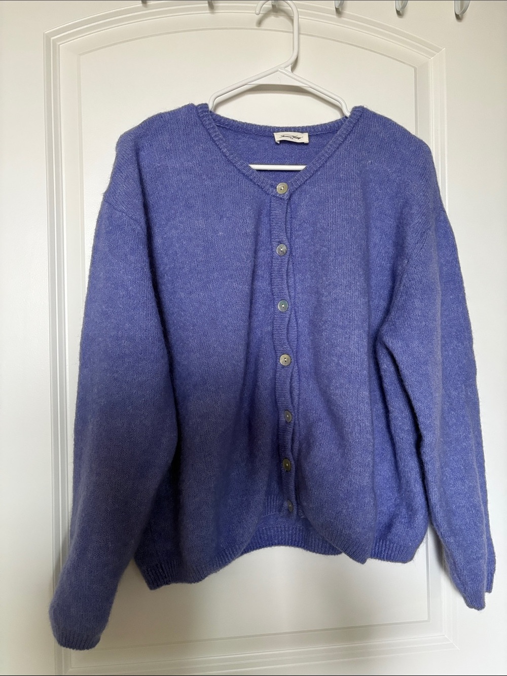 American Vintage Vitow Iris Button-Front Women's Sweater Cardigan Size Large